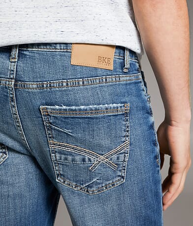 BKE Henry Straight Stretch Jean back pocket view