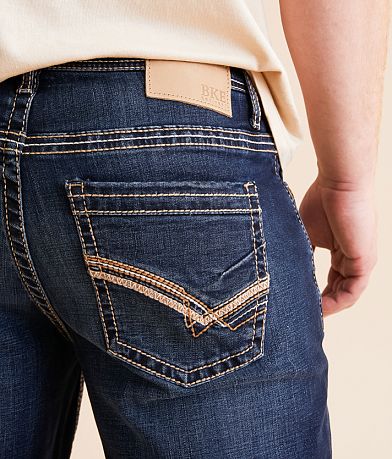 BKE Tyler Boot Stretch Jean back pocket view