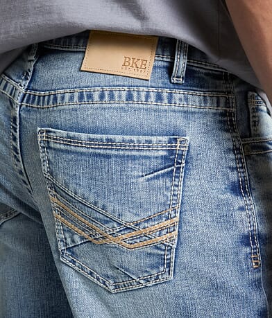 BKE Tyler Boot Stretch Jean back pocket view