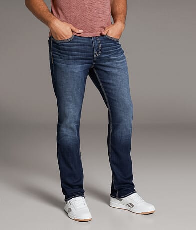 BKE Alec Straight Stretch Jean front view