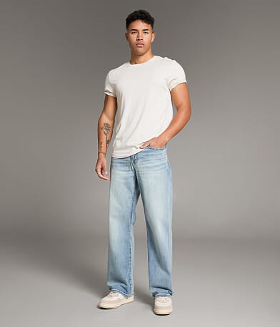BKE Wells Baggy Stretch Jean front view