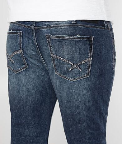 BKE Big &amp; Tall - Jake Straight Stretch Jean back pocket view