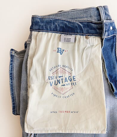 BKE Vintage Tyler Stretch Short misc detail 2 view