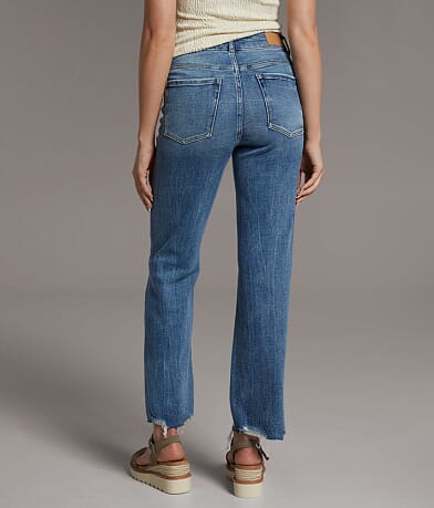 BKE Parker Cropped Straight Stretch Jean back view