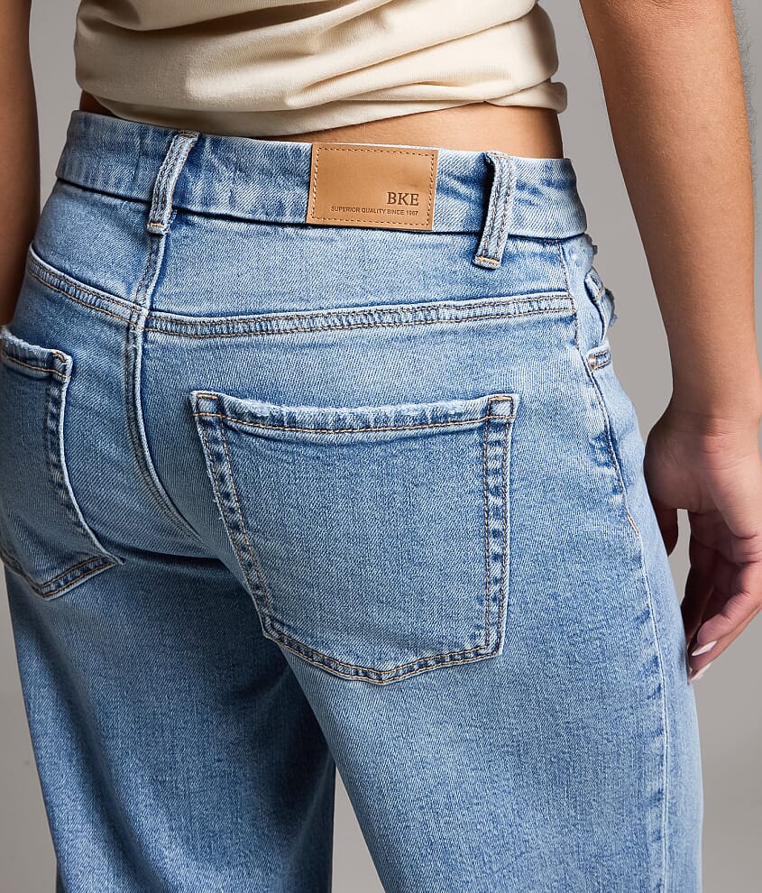 Taylor Low Slung Wide Leg Stretch Jean