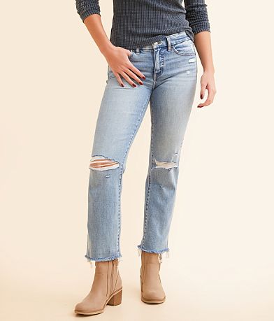 BKE Payton Cropped Straight Stretch Jean front view
