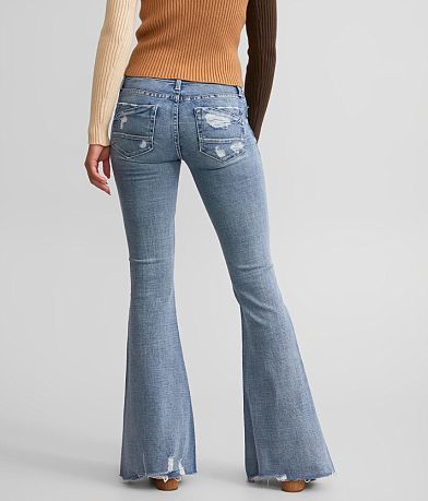 BKE Stella Super Flare Stretch Jean back view