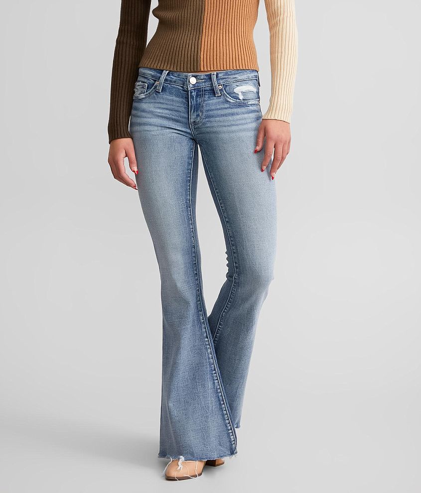 Jeans Super Flare grigio