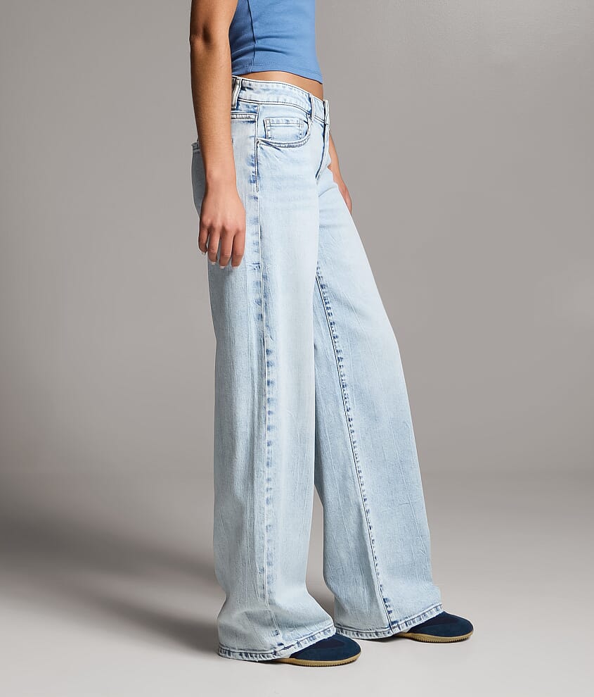 Taylor Low Slung Wide Leg Stretch Jean