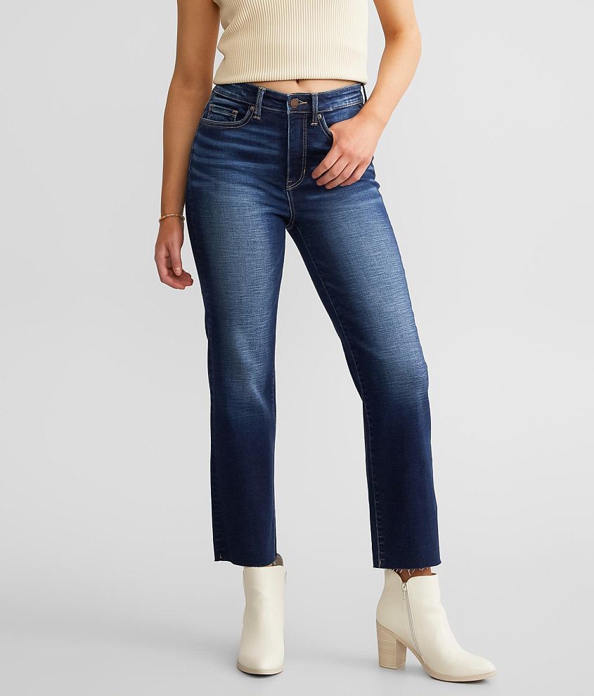 BKE Parker Cropped Straight Stretch Jean front view