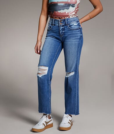BKE Payton Cropped Straight Stretch Jean front view