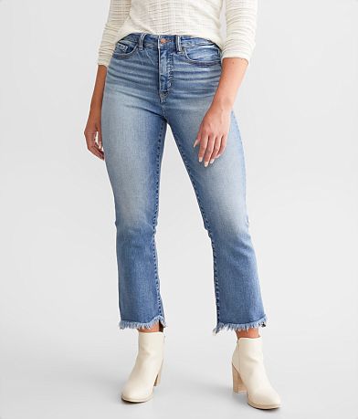BKE Parker Cropped Flare Stretch Jean FULL_LEFT_SIDE