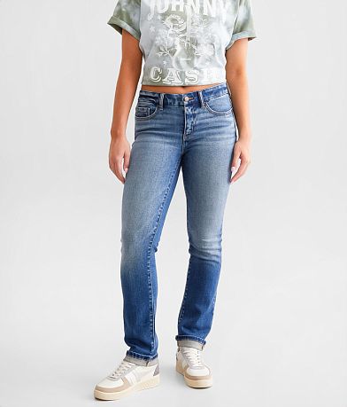 BKE Monroe Straight Cuffed Stretch Jean front view
