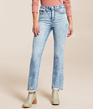 BKE Billie Cropped Straight Stretch Jean front view