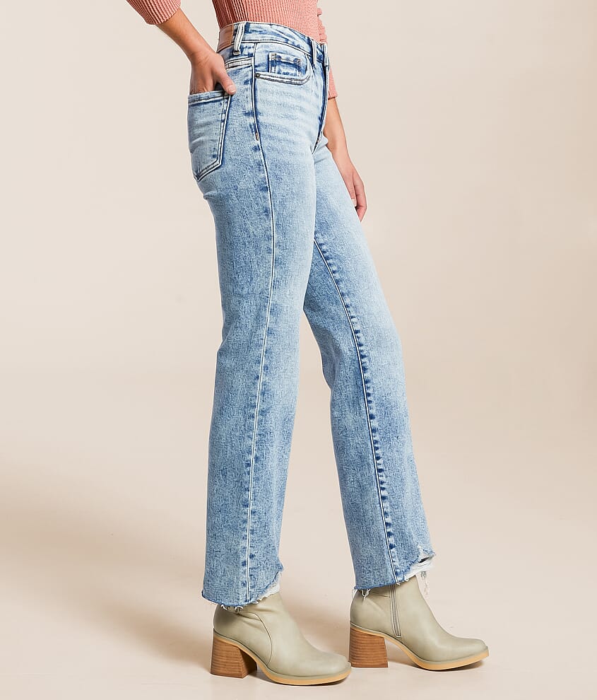Billie Cropped Straight Stretch Jean - thumbnail 2