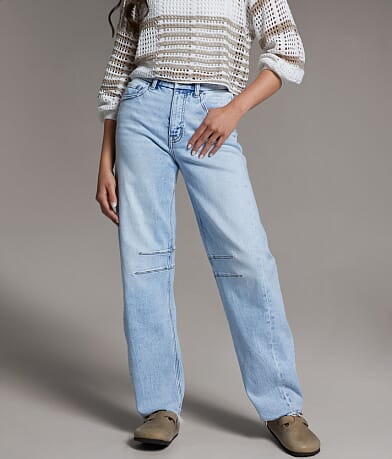 BKE Billie Horeshoe Stretch Jean full left side view