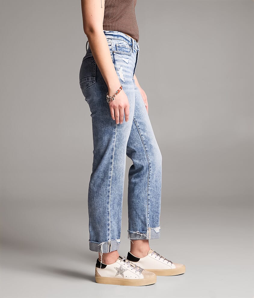 Gabby Cropped Straight Stretch Jean