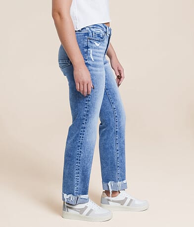 BKE Gabby Cropped Straight Stretch Jean FULL_RIGHT_SIDE