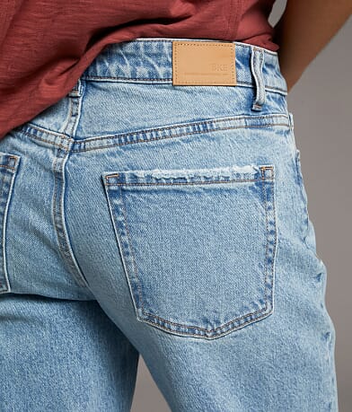 BKE Taylor Low Slung Baggy Wide Leg Stretch Jean back pocket view