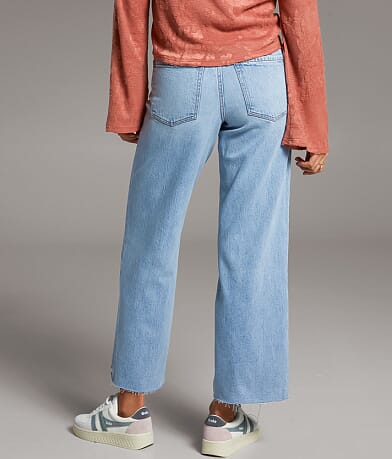BKE Parker Cropped Wide Leg Stretch Jean back view
