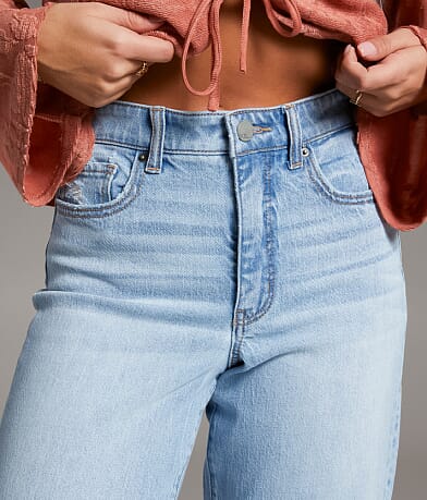 BKE Parker Cropped Wide Leg Stretch Jean misc detail 1 view