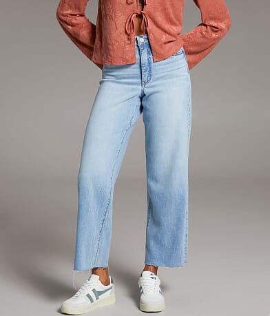 BKE Parker Cropped Wide Leg Stretch Jean front view