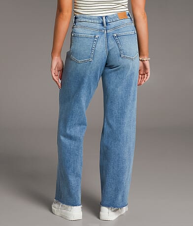 BKE Gabby Wide Leg Stretch Jean back view