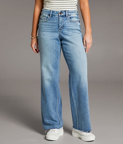 BKE Gabby Wide Leg Stretch Jean front view
