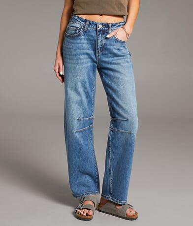 Habitual Gemma Wide Leg Studded Stretch Jean - Women's Jeans Habitual Gemma Wide Leg Studded Stretch Jean - Women's Jeans