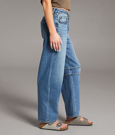 BKE Taylor Low Slung Horseshoe Stretch Jean full left side view