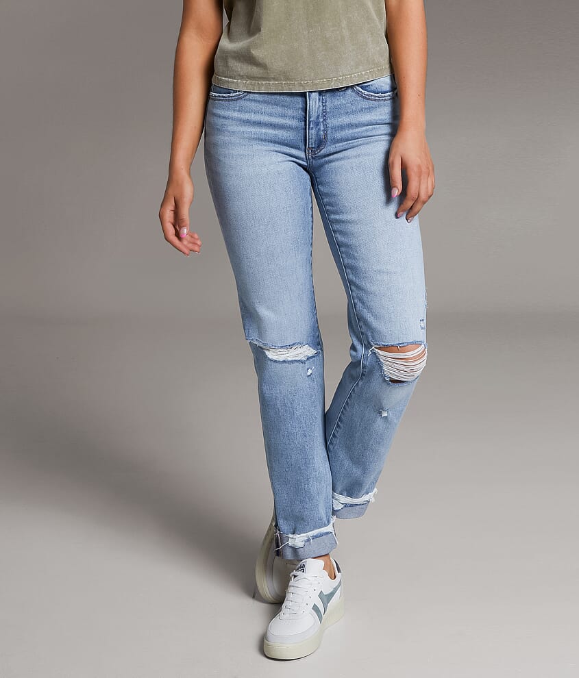 Payton Cropped Straight Stretch Jean - thumbnail 2