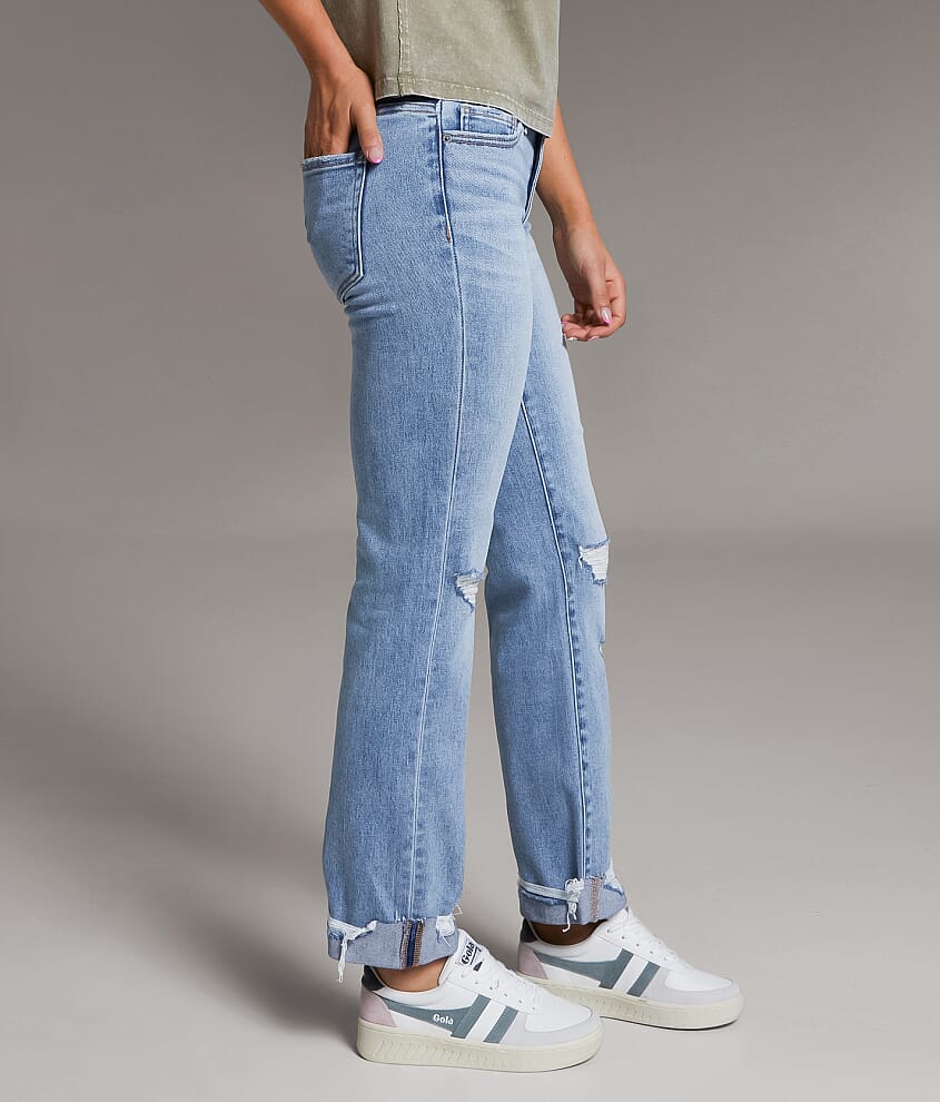 Payton Cropped Straight Stretch Jean