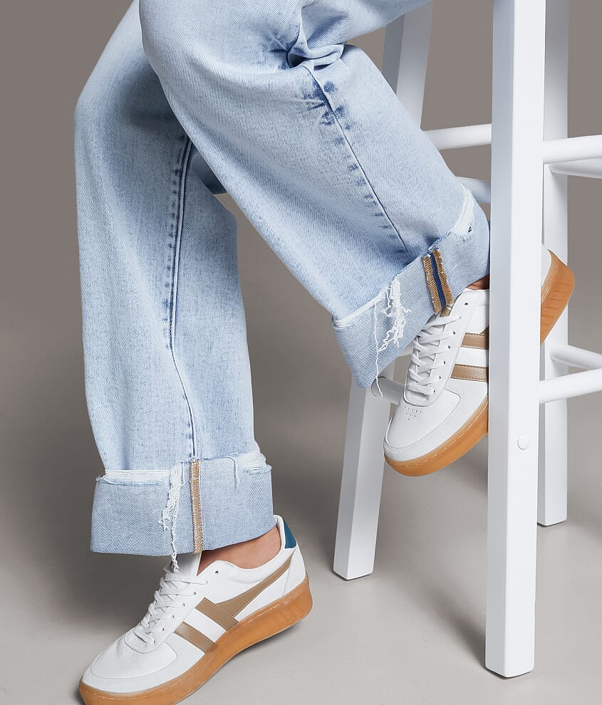 Stella Wide Leg Stretch Cuffed Jean