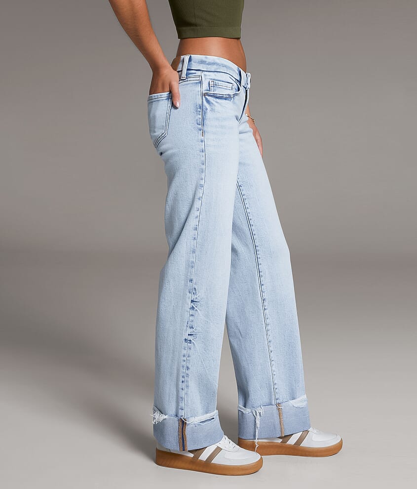 Stella Wide Leg Stretch Cuffed Jean