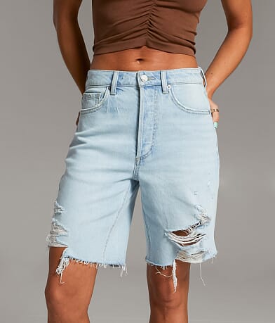 BKE High Rise Stretch Jort front view