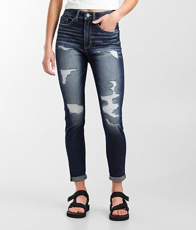 BKE Billie Ankle Skinny Stretch Cuffed Jean front view
