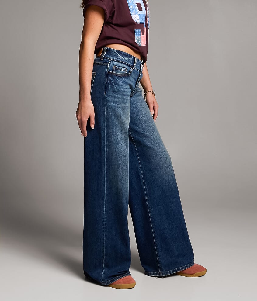 Taylor Low Slung Baggy Wide Leg Stretch Jean thumbnail 3