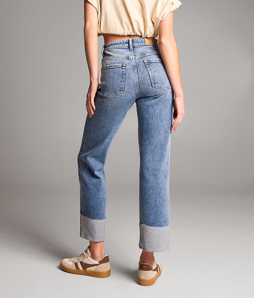 Billie Cropped Straight Stretch Jean - thumbnail 4