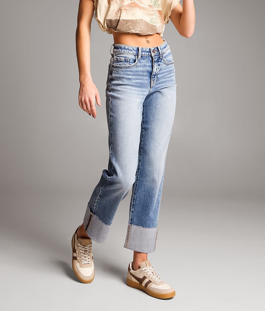 Billie Cropped Straight Stretch Jean - thumbnail 2