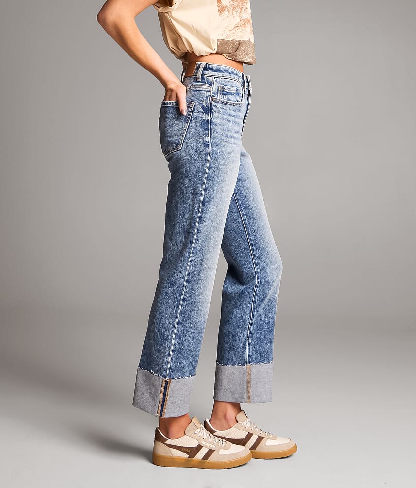Billie Cropped Straight Stretch Jean - thumbnail 3
