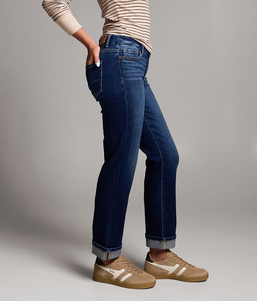Payton Cropped Straight Stretch Jean thumbnail 3
