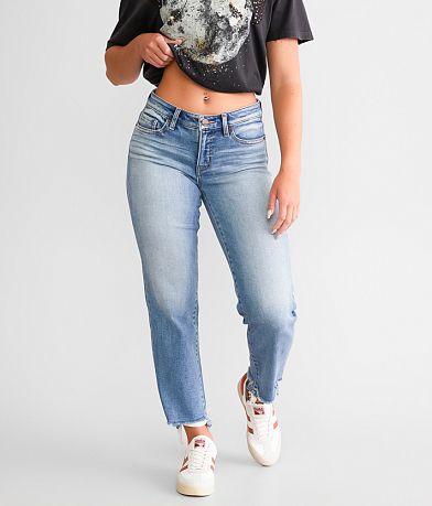 BKE Payton Cropped Straight Stretch Jean full left side view