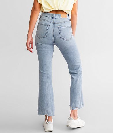 BKE Billie Cropped Flare Stretch Jean BACK