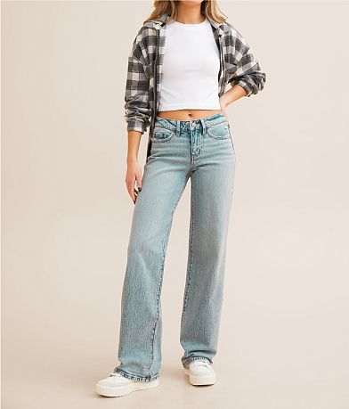BKE Andi Wide Leg Stretch Jean front view