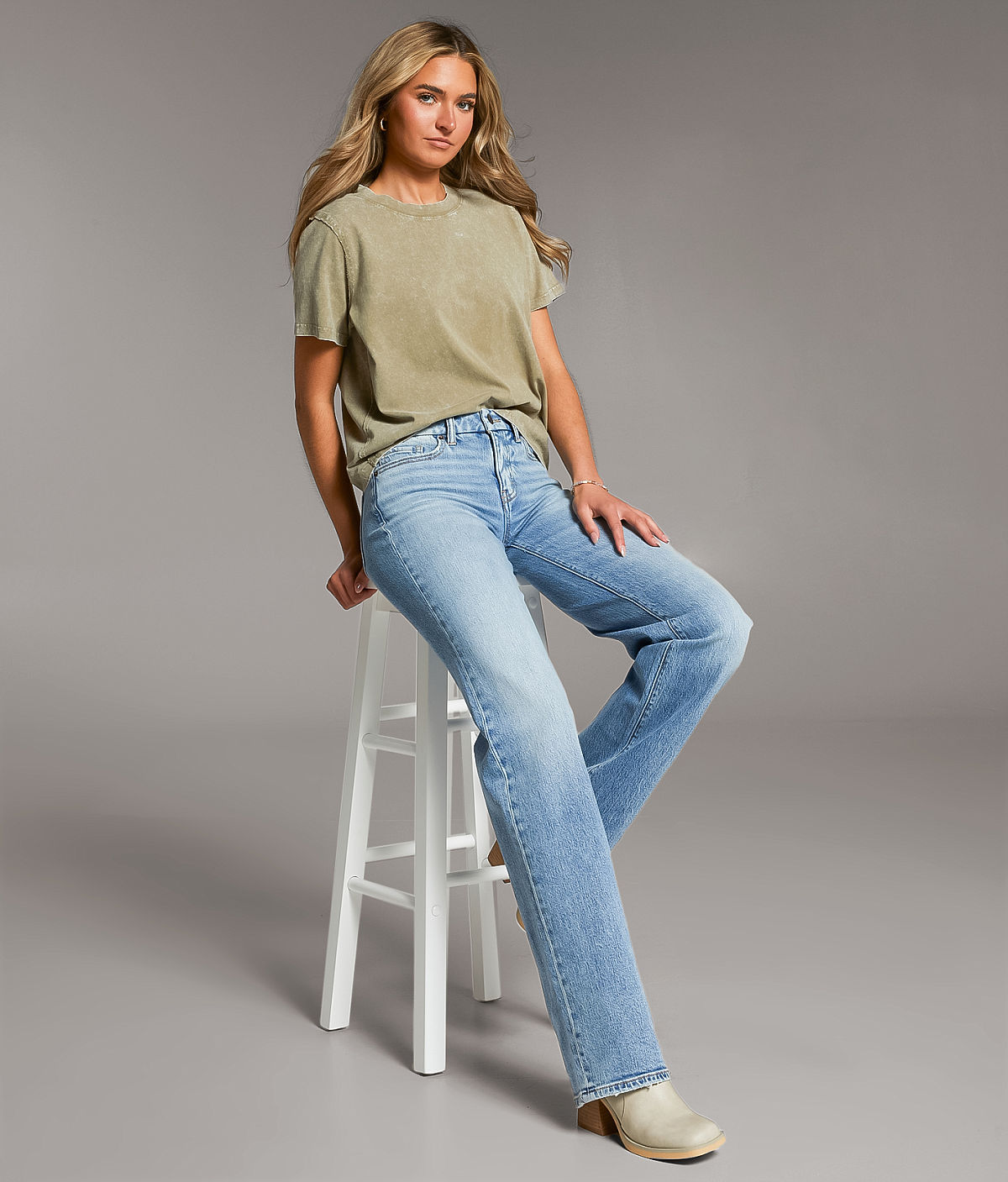 BKE Andi Classic Straight Stretch Jean — Zallen by Buckle