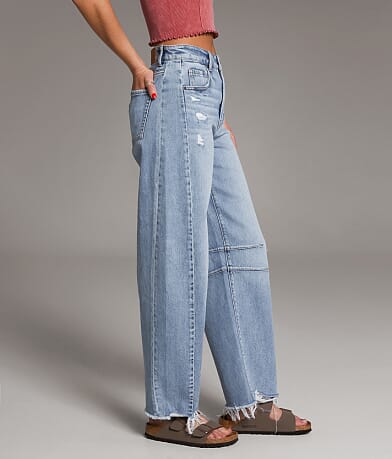 BKE Billie Horseshoe Stretch Jean full left side view