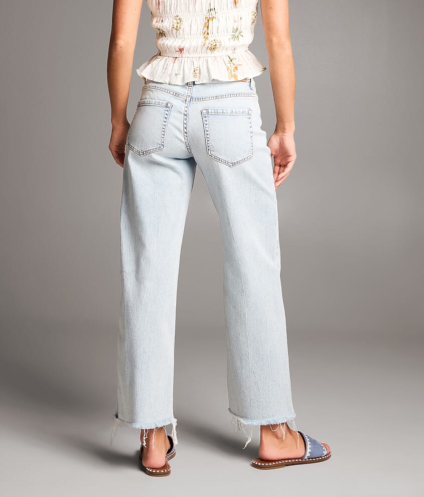 Payton Cropped Wide Leg Stretch Jean
