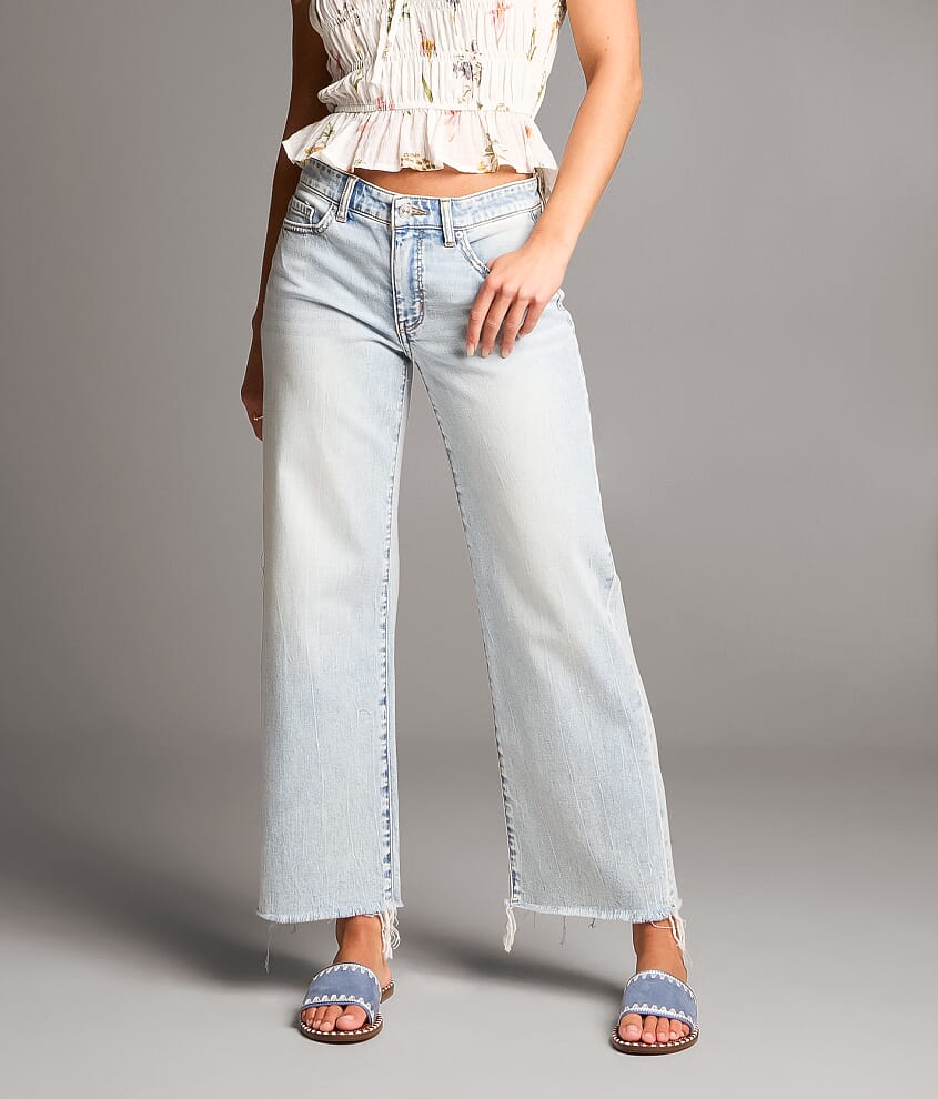 Payton Cropped Wide Leg Stretch Jean