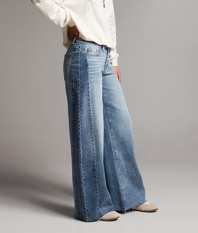 Taylor Low Slung Baggy Ultra Wide Leg Stretch Jean