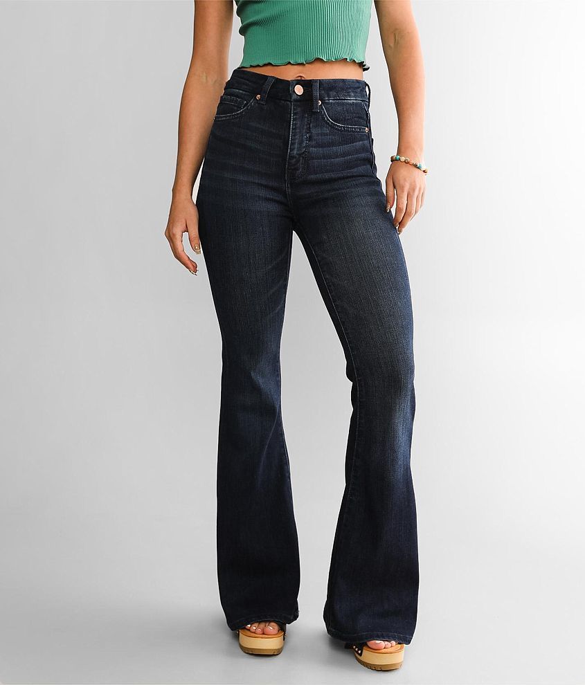 BKE Billie High Rise Flare Stretch Jean front view